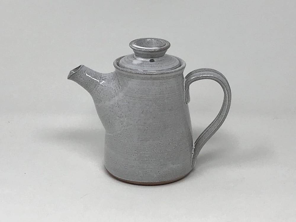 Image of White Glaze Tea/Coffee Pot