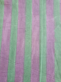 Image 2 of Namaste fabric rayures mauves