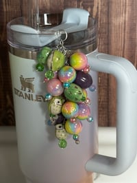 Image 5 of Sunrise Spiral Pastel Owl Straw Bauble