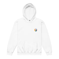 Image 1 of Youth heavy blend Logo "Live your dream today" hoodie