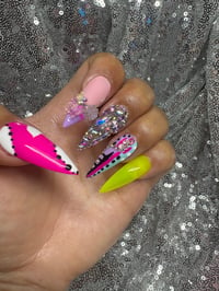 Image 1 of Stiletto  Always on point gel  press on nails