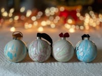 Image 1 of Marbled Ornaments - Joy