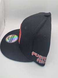 Image 2 of Hat PR Black/Black/White