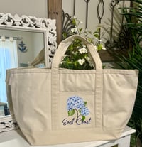 Image 2 of East Coast Blue Hydrangea Tote Bag - Large