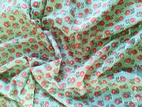 Image 1 of Namasté fabric coquelicots