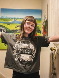 Image 2 of Cropped Flower Logo T-Shirt