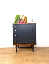 Image 1 of Vintage, Mid Century Modern, Retro CHEST OF DRAWERS 