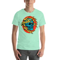 Image 12 of Marlowe Ink Blue Skull Unisex t-shirt