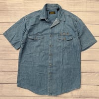 Image 1 of Vintage Eddie Bauer Denim Short Sleeve - XL