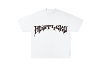 Image 1 of Still Hustlin Tee - White & Brown