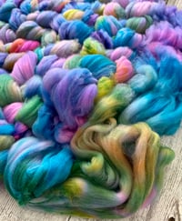Image 3 of Graffiti (watercolor version), on Super Soft: 80% SW fine Merino, 20% Cashmere