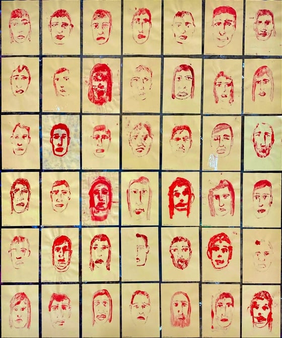 Image of 42 Faces in Red 2013