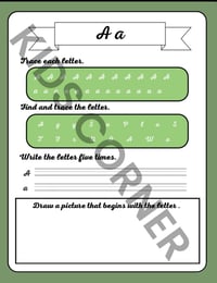 Image 2 of Practicing cursive 