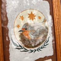 Image 1 of "European Robin" Original 