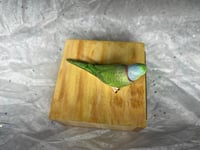 Image 13 of Handmade Custom Engraved Indian Ring Neck Parrot Urn Handpainted Pet Portrait