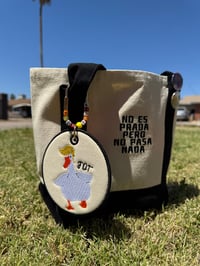 Image 5 of F@UCK TRUMP - FDT Embroidered Bag Tag