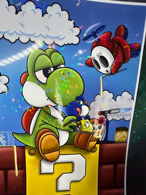 Image of Yoshi Dabs Holographic artprint 