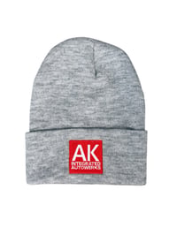 Image 2 of AK BEANIE IN LIGHT GRAY