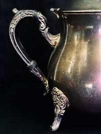 Image 5 of Service à café en métal argent, étamé, début du XXème siècle. 