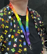 Image 3 of galaxy pride - lanyards!