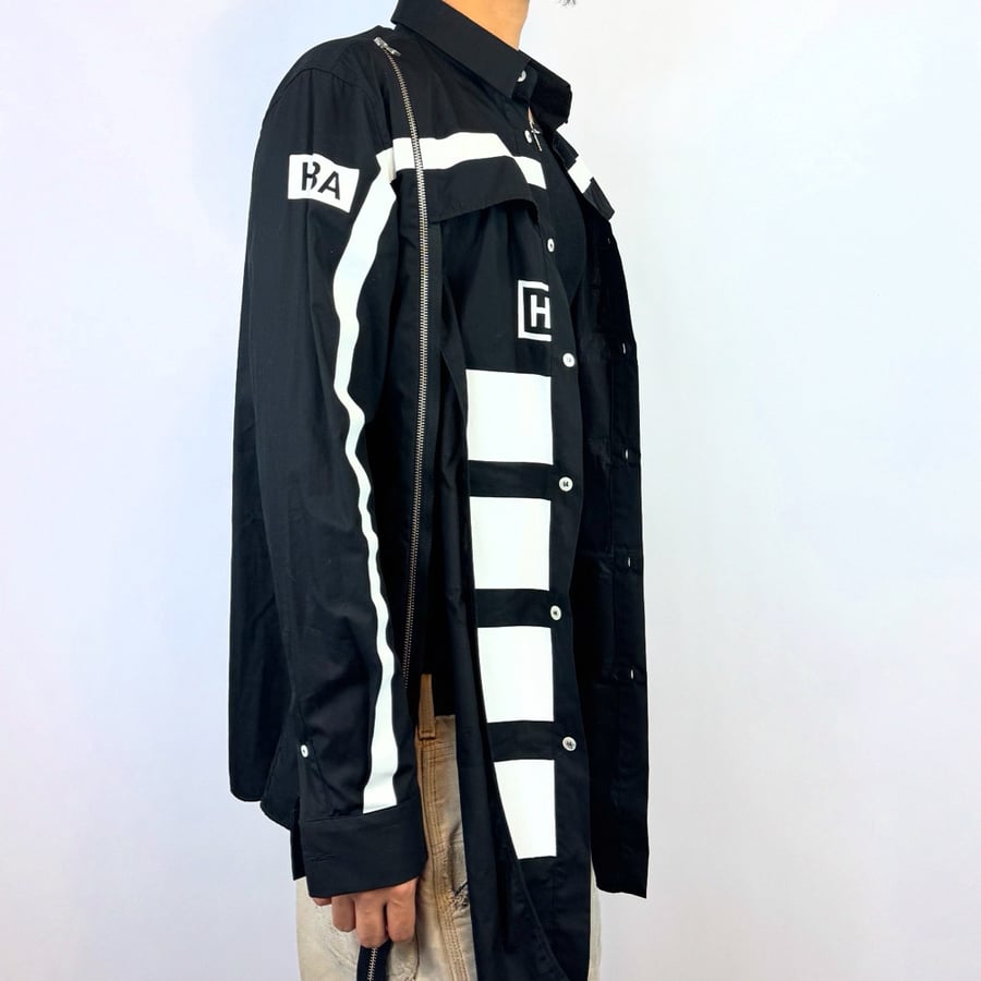 Image of HBA Double Zipper Button Shirt