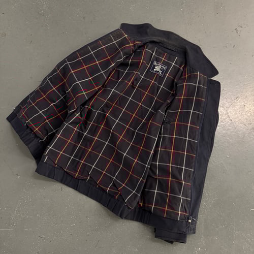Image of 1980s Burberry Harrington jacket, size large 