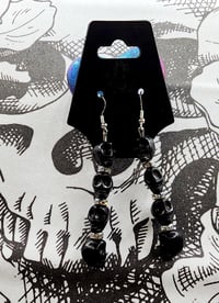 Black Skulls Iridescent Rhinestones
