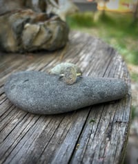 Image 2 of Recycled silver midi ring - moon