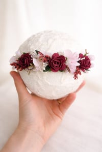 Image 1 of mini halo flowers cerise