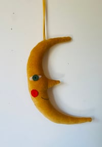 Image 2 of Slender Gold Velvet Sickle Moon