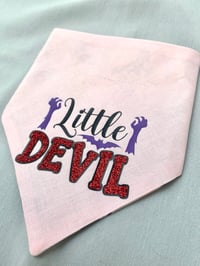Image 2 of Little Devil / Ghosts and Bats Reversible Bandana 
