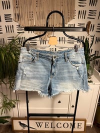 Image 1 of Target denim distressed shorts 