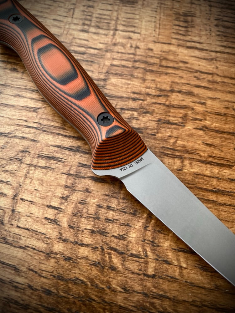 Image of 6" Boning Knife Black/Orange (Medium Flex)