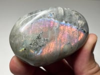 Image 3 of Sunset Labradorite Palm Stone #2885