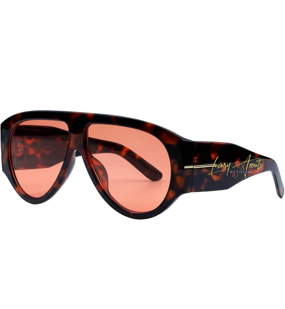 Image of SIGNATURE “light red” tint (tortoise frame) shades PRE ORDER 