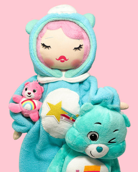 Image of CAREBEAR INISPIRED ART DOLL FAMILY SET