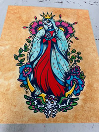 Image 5 of Day of the Dead "Virgen de Guadalupe" Tattoo Art Print