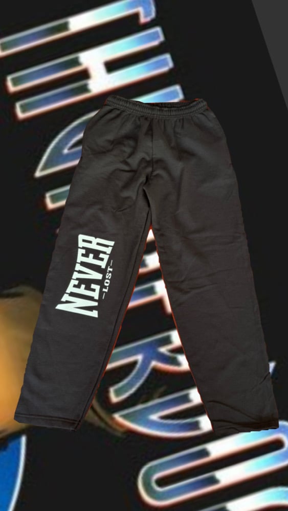 Image of NEVER LOST JOGGERS / OPEN HEM