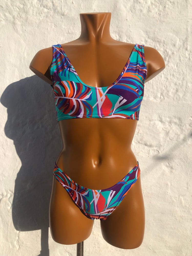 Image of Bikini brasileño Amazonas Verde Oscuro