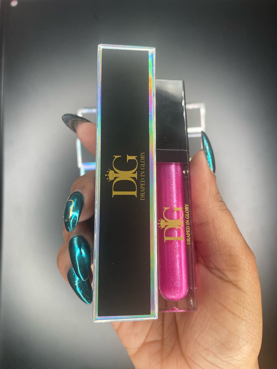 Image of Savage Lip gloss (pink sparkles) LED light & mirror 