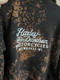 Image 3 of Acid Washed Harley Davidson Hoodie 