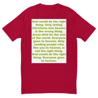 Image 3 of God Would Do The Right Thing Fitted Short Sleeve T-shirt