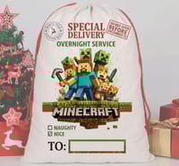 Minecraft Santa sack -PRE ORDER