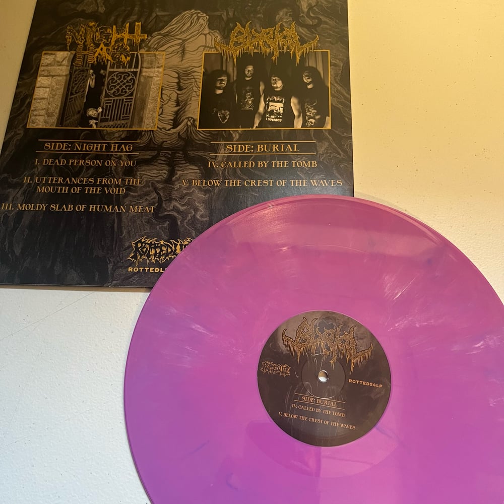 Night Hag / Burial - "Utterances from Below" 12" vinyl LP