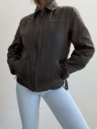 Image 6 of Vintage Columbia leather jacket // M
