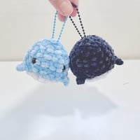 Image 1 of Crochet Blue Whale and Orca
