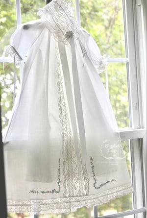 Image of Emma Heirloom Gown with Hand Embroidery