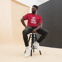 Image 5 of Not Today Satan Men's Tee - White