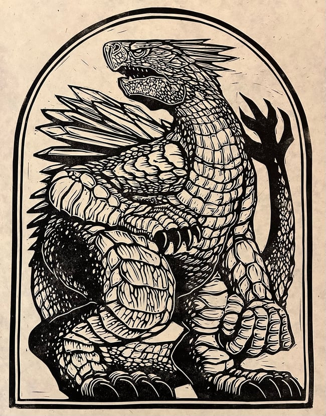 Shimo Block Print Brian Reedy Shimo block print brian reedy