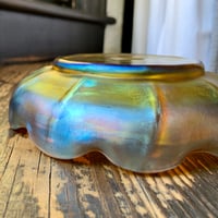 Image 11 of Louis Comfort Tiffany Favrile Iridescent 7" Glass Bowl